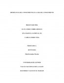 Importancia del conocimiento