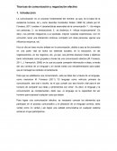 Técnicas de comunicación y negociacion efectiva. La comunicación es un proceso fundamental del hombre