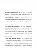 CARTA PODER TESTIMONIO