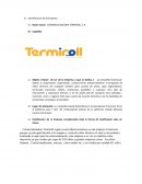 Ejemplo de Creación de Empresa COMERCIALIZADORA TERMIROLL C.A