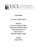 Relación entre la Criminología, la Criminalística y el Derecho Penal