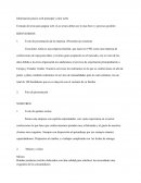 Información para la web principal y mini webs.