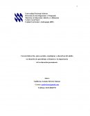 Características bio- psico-sociales, ergológicas y educativas del adulto en situación de aprendizaje a distancia y la importancia de la educación permanente.