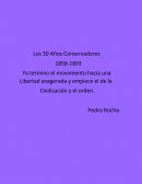 Tarea Los 30 Años Conservadores