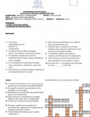 TEMA: TALLER EN CLASES (CRUCIGRAMA)