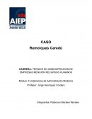 CASO Fundamentos de Administración Moderna