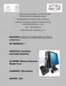 INSTALA Y CONFIGURA S.O. DE LA OFIMATICA