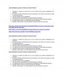 Debilidades Salud publica
