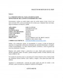 LA COMISION ESPECIAL PARA LOS REFUGIADOS