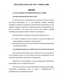 EL OCIO, UN MODO DE COMPORTARSE EN EL TIEMPO