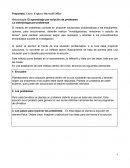 Metodología: El aprendizaje por solución de problemas