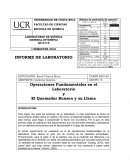 Operaciones Fundamentales en el laboratorio y el quemador bunsen