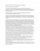 GUÍA DE LECTURA N.°5 Fecha de entrega: 06 de agosto