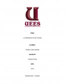 La Clasificación de las Cuentas