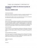 Análisis de informes de juntas de accionistas