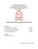 NORMAS TÉCNICAS PARA EL ABASTECIMIENTO DE AGUA POTABLE
