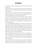 Discurso sobre "El Amor"