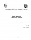 Área: Metodología y Práctica de Trabajo Social