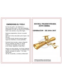 Invitacion de graduacion. Página 1