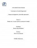 Donde nace y en qué consiste la resistencia al cambio