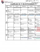 Planificador de 4° Año de Secundaria “B ”