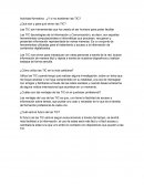 Actividad formativa: ¿Y si no existieran las TIC?