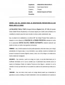 Absolviendo acusacion fiscal