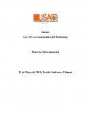 Las 22 Leyes inmutables del Marketing