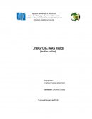 LITERATURA PARA NIÑOS (Análisis crítico)
