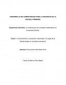 Constructivismo y educación matemática. “El papel de la Epistemología en la práctica educativa”