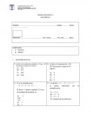 PRUEBA COEFICIENTE 2 MATEMÁTICA. SELECCIÓN MÚLTIPLE.