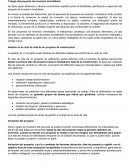 Trilogía del proyecto de inversión inmobiliaria