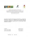 EJECUCIÓN DEL HUERTO ESCOLAR PARA CONCIENTIZAR A LA POBLACION ESTUDIANTIL ACERCA DE LA IMPORTACIA EN LA PRODUCCION DEL CULTIVO DE LA TIERRA EN LA “ESCUELA NEGRA MATEA DEL COMPLEJO URBANISTICO PARAMACONI”