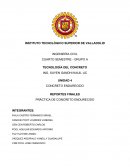 PRÁCTICA DE CONCRETO ENDURECIDO