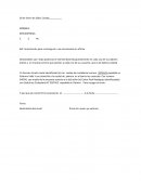 Autorización para a entrega de una encomienda en oficina