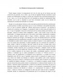 Los Métodos de Interpretación Constitucional