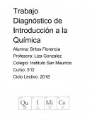 Trabajo Diagnóstico de Introducción a la Química