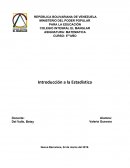 Introducción a la Estadística matematica