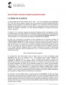 Nuria Güell contra el sistema penitenciario