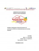 Administracion de empresas Proyecto socio integrador
