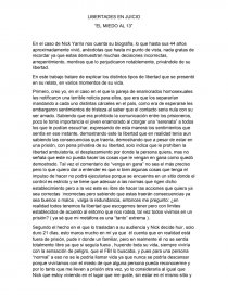 LIBERTADES EN JUICIO “EL MIEDO AL 13”. Página 1