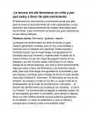 La tercera ola del feminismo en chile y por qué estoy a favor de este movimiento