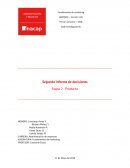 Segundo informe de decisiones Etapa 2- Producto NOMBRE: Constanza Arias V.