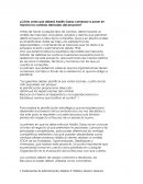 Cómo crees que deberá Adolfo Garay comenzar a poner en marcha los cambios derivados del proyecto?