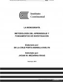 METODOLOGÍA DEL APRENDIZAJE Y FUNDAMENTOS DE INVESTIGACIÓN