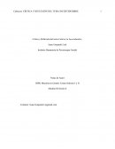 Critica y Reflexión del tema Cultivar la Incertidumbre