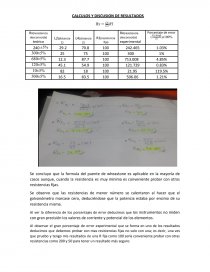 CALCULOS Y DISCUSION DE RESULTADOS. Página 1
