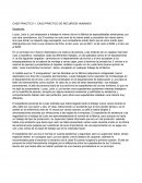 CASO PRÁCTICO DE RECURSOS HUMANOS