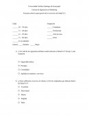 Encuesta sobra la percepción de los servicios de Salud S.A