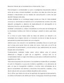 Resumen primer capitulo de Armand Mattelard Historia de La Sociedad De La Información, Cap. I
